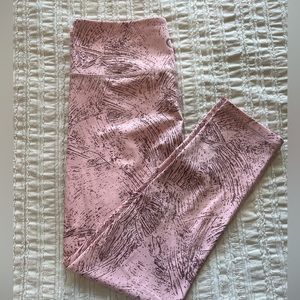 pink etching light n tights